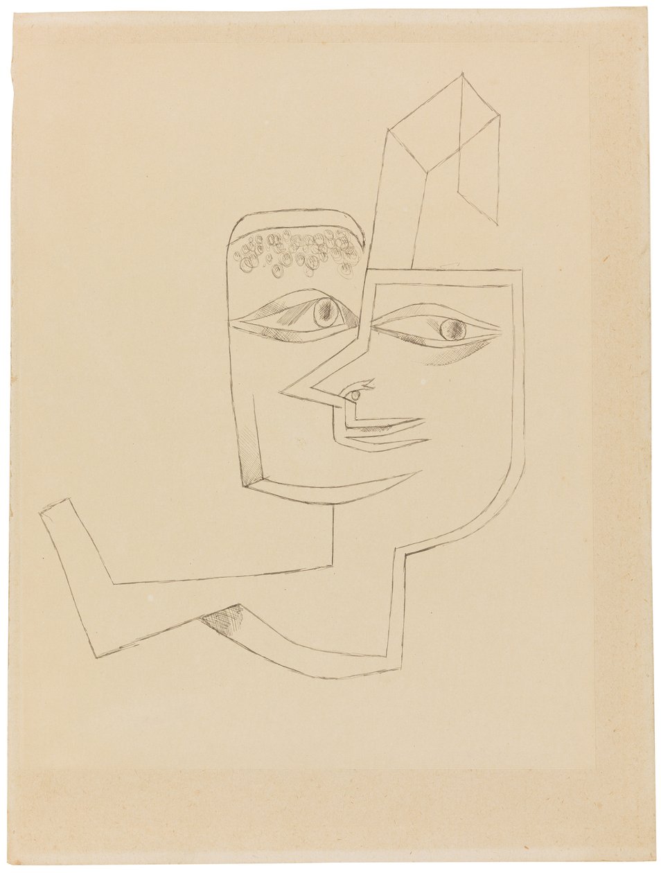 Retrato de una mujer genial, 1919 de Paul Klee