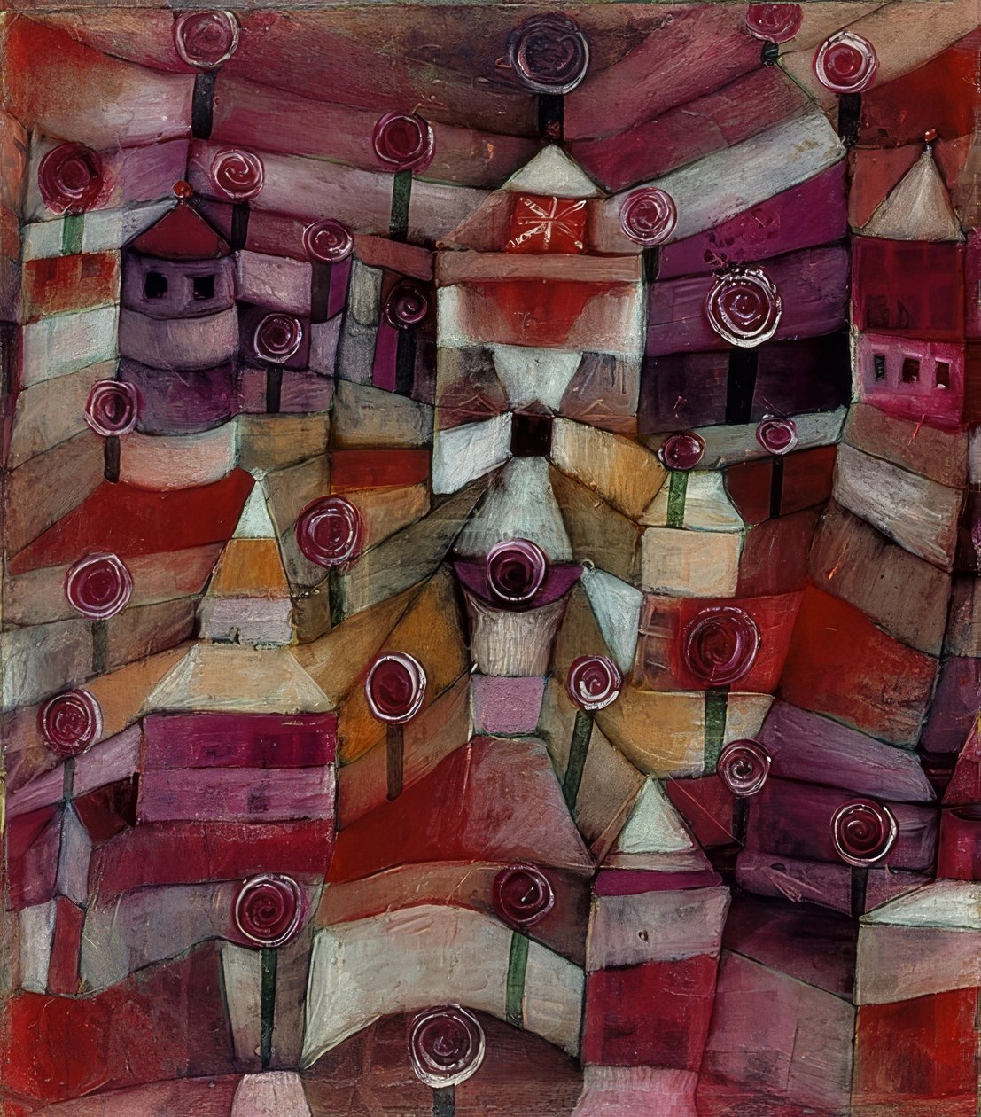 Jardín de rosas de Paul Klee