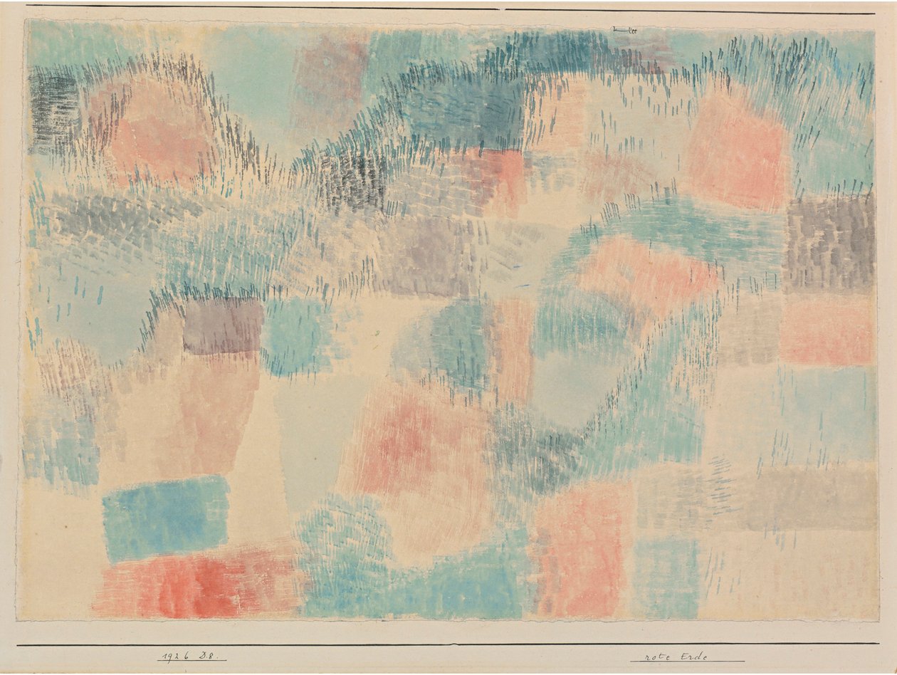 Rote Erde, 1926 de Paul Klee