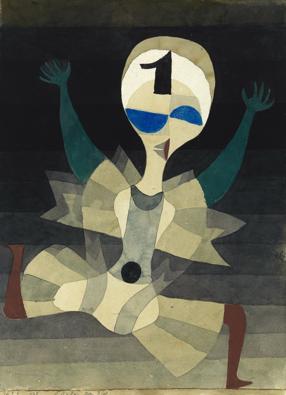 Corredor en la meta, 1921 de Paul Klee
