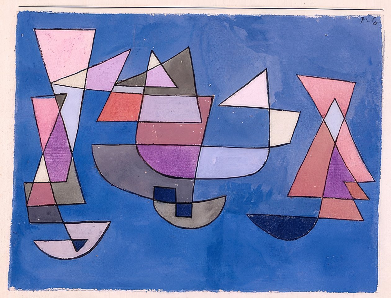 Barcos de vela de Paul Klee