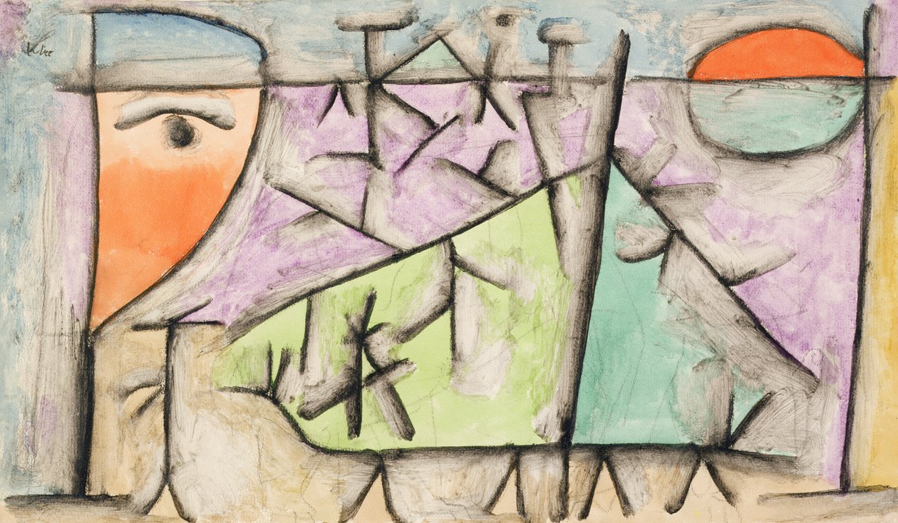 Puesta de sol de Paul Klee