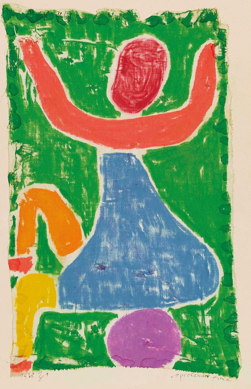 Niño jugando, 1938 de Paul Klee