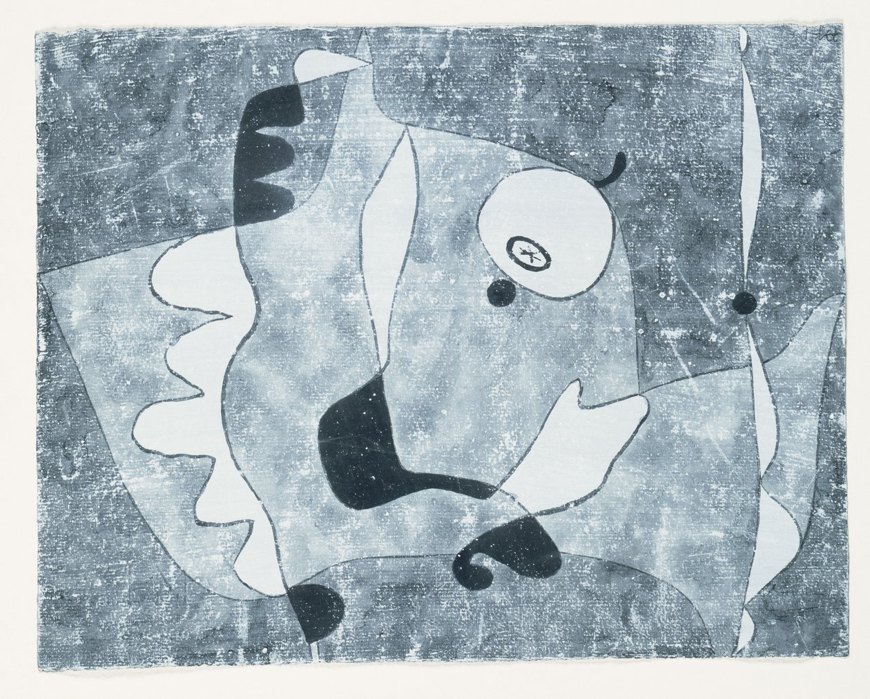 Bodegón con manzana de Paul Klee