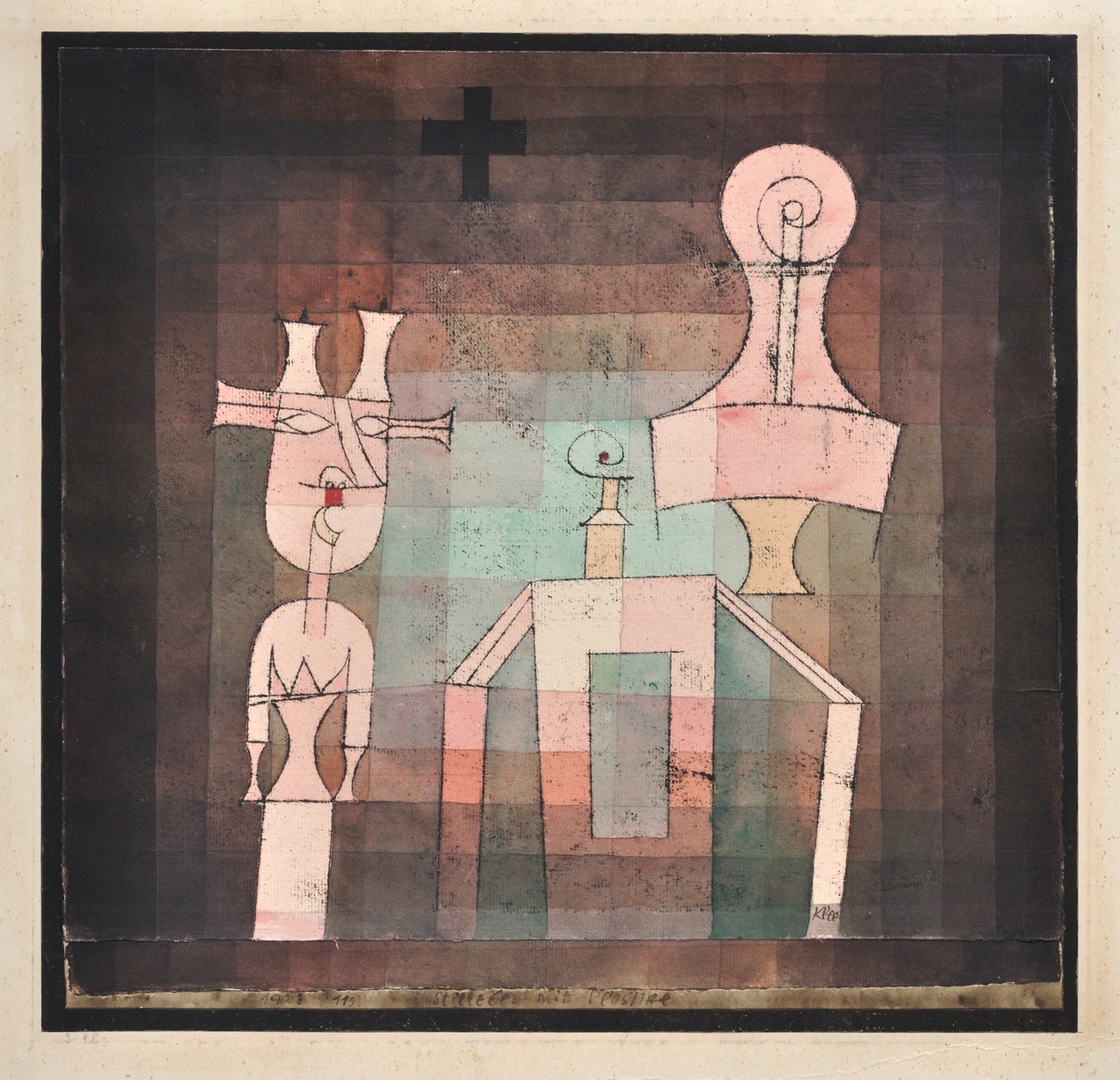 Naturaleza muerta con esculturas de Paul Klee