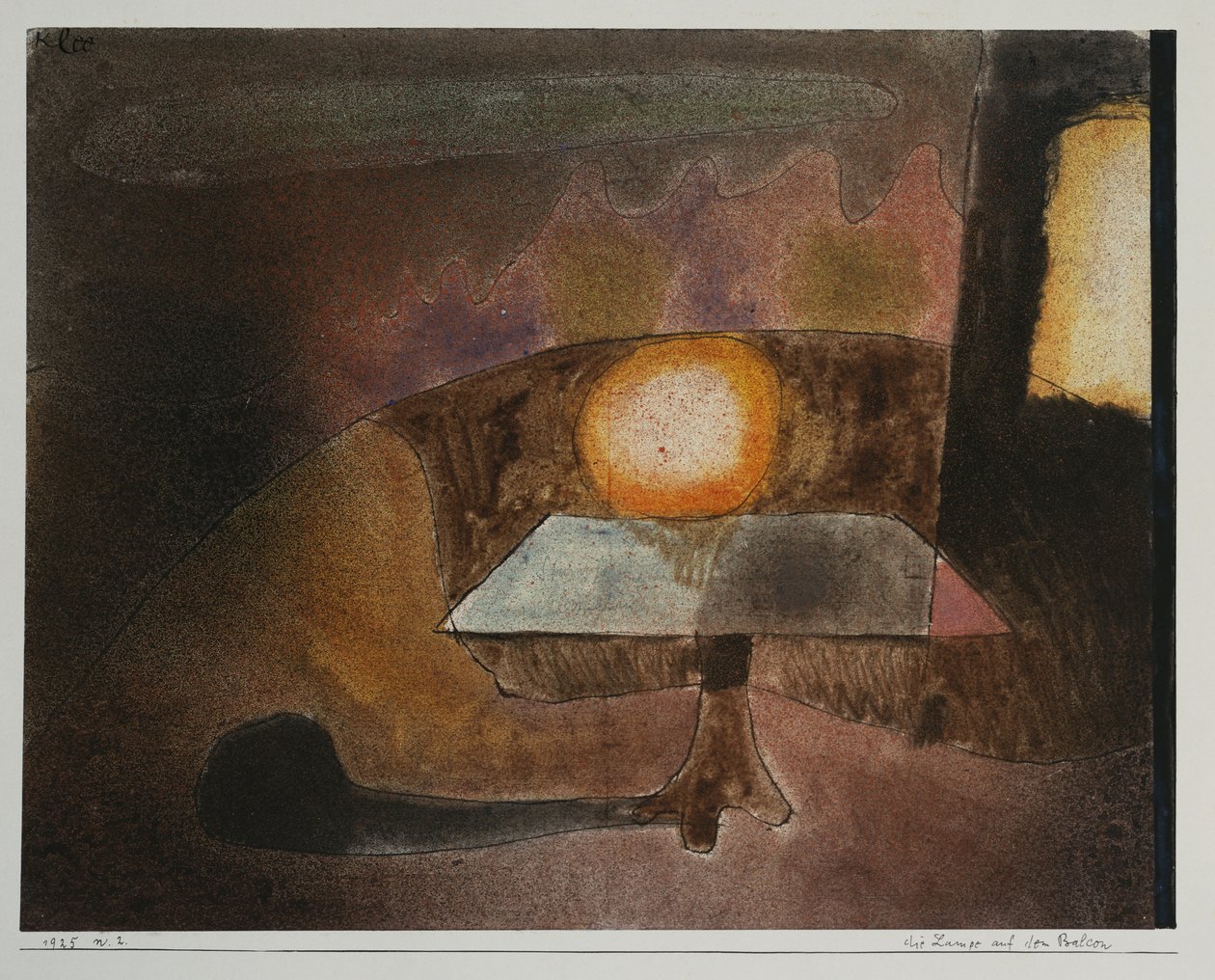 La lámpara de la terraza de Paul Klee