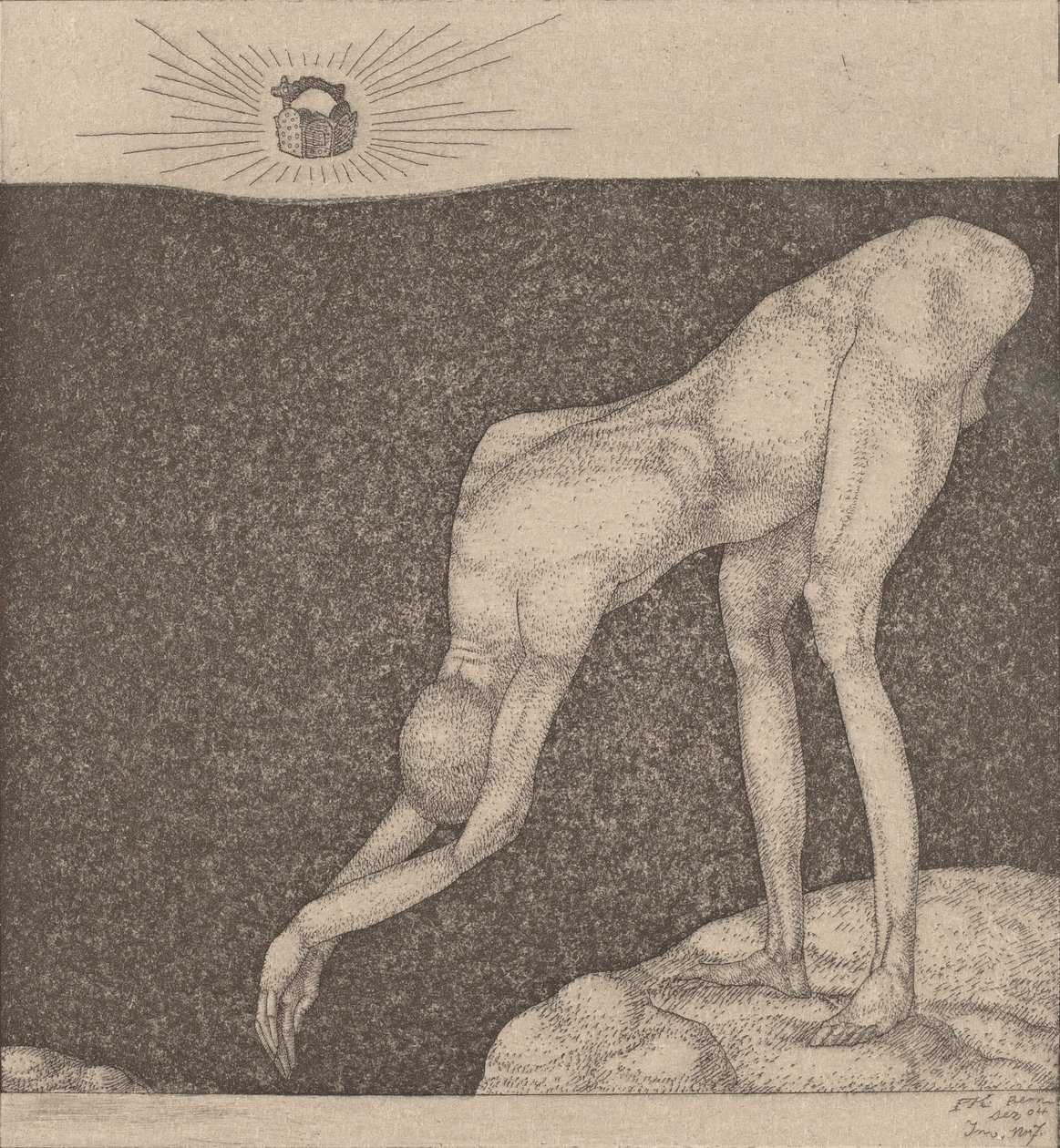 El monárquico, 1904 de Paul Klee