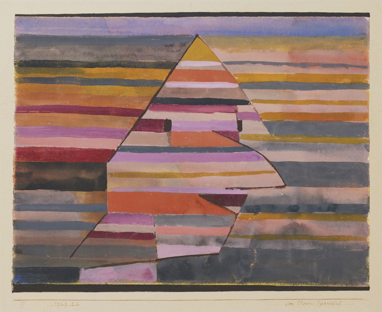 El Payaso de la Pirámide de Paul Klee