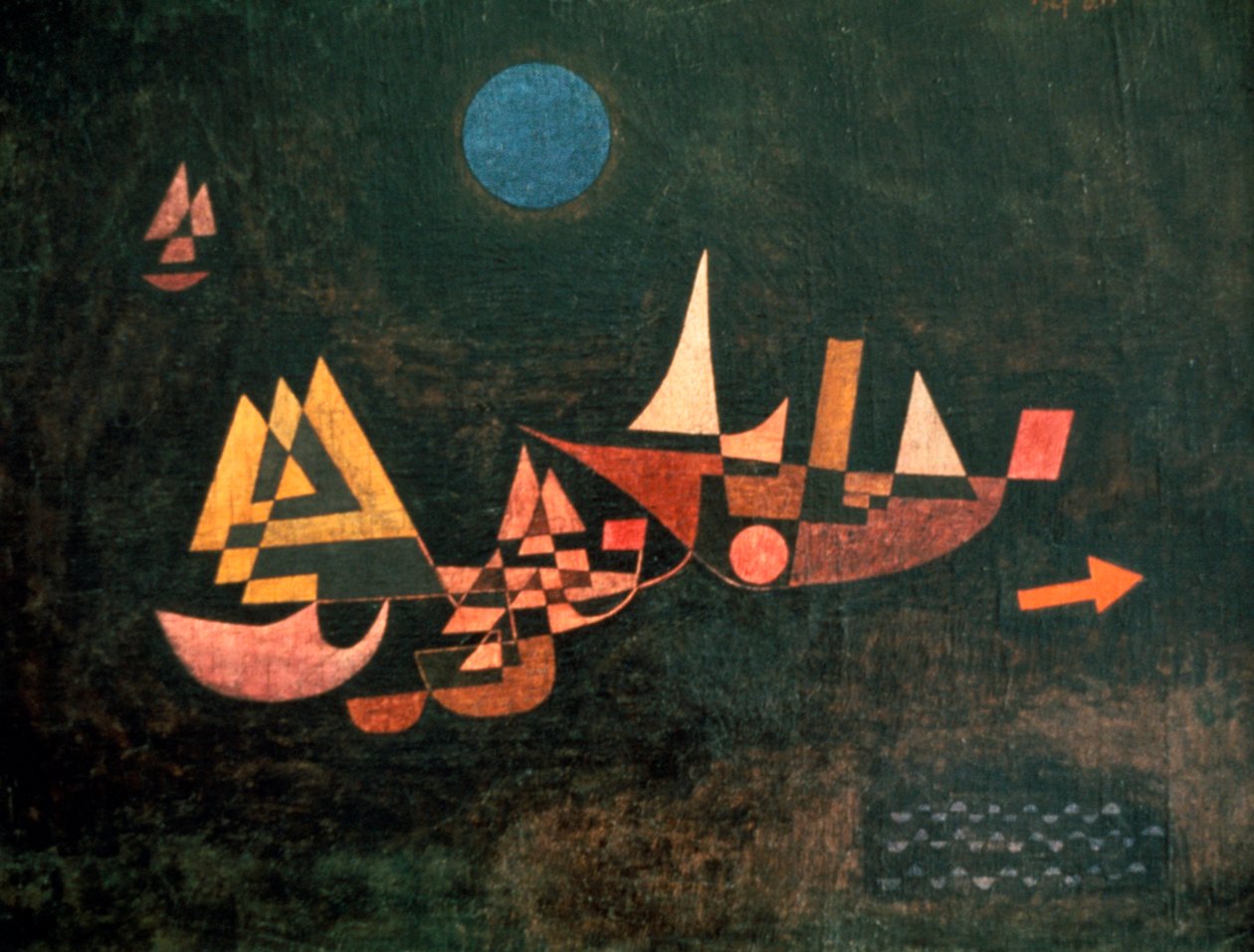 Los barcos parten, 1927 de Paul Klee