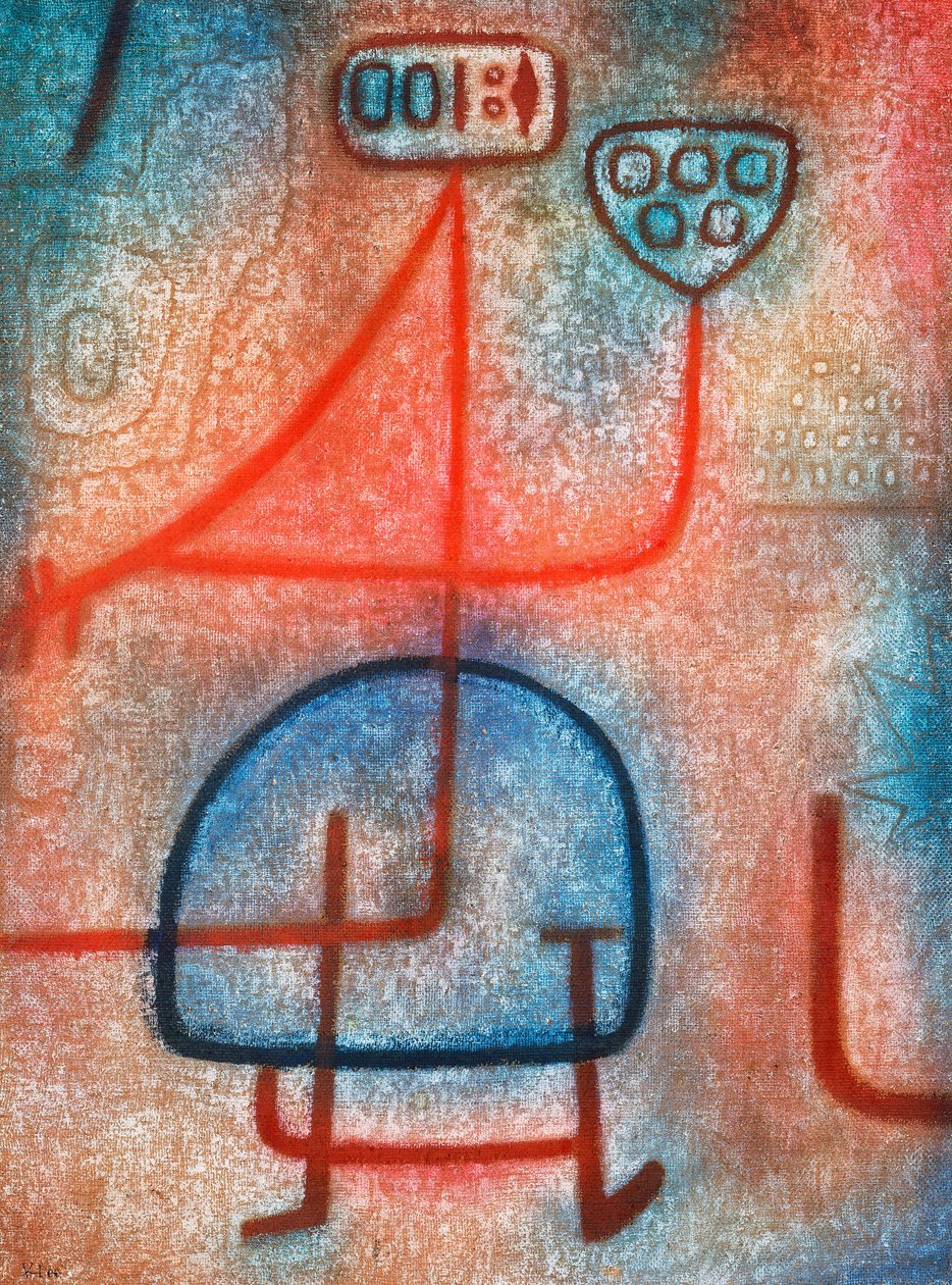 El jardinero bonito (óleo sobre lienzo) de Paul Klee