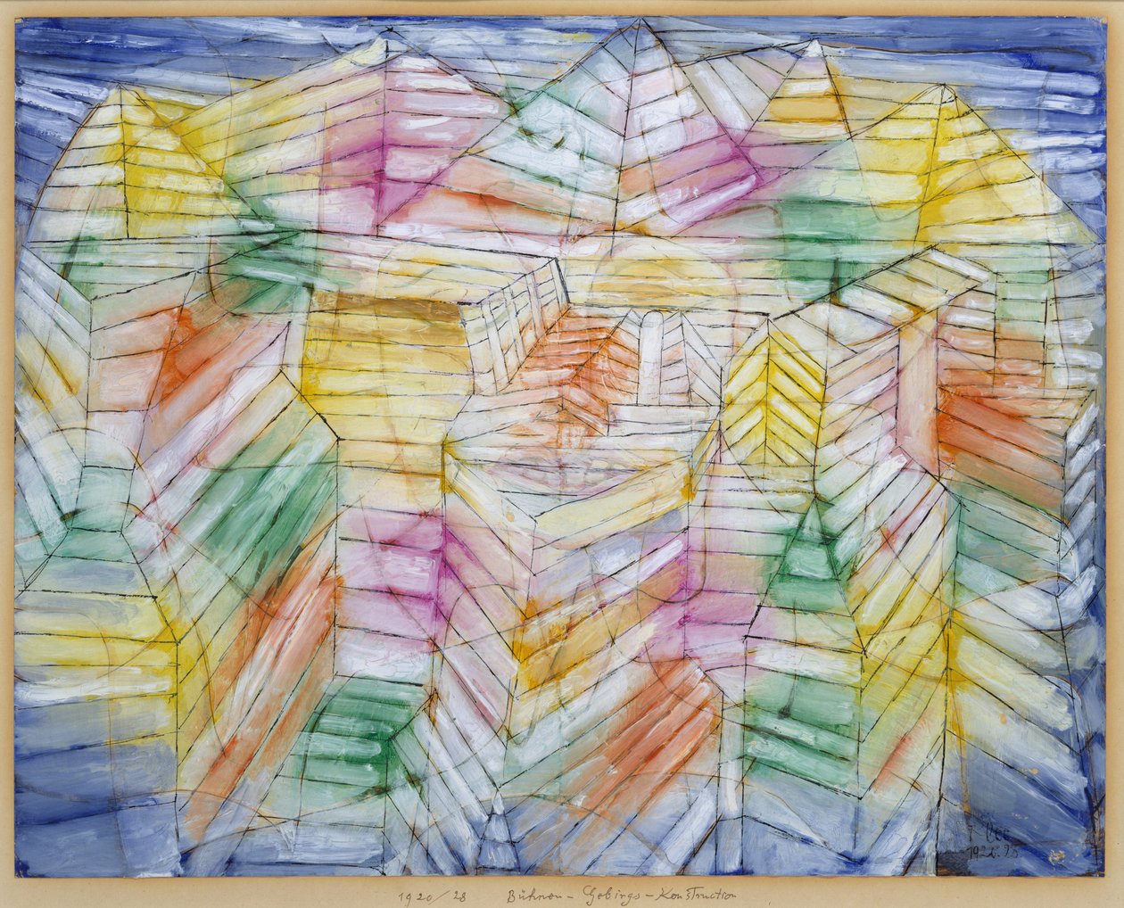 Teatro-Montaña-Construcción de Paul Klee