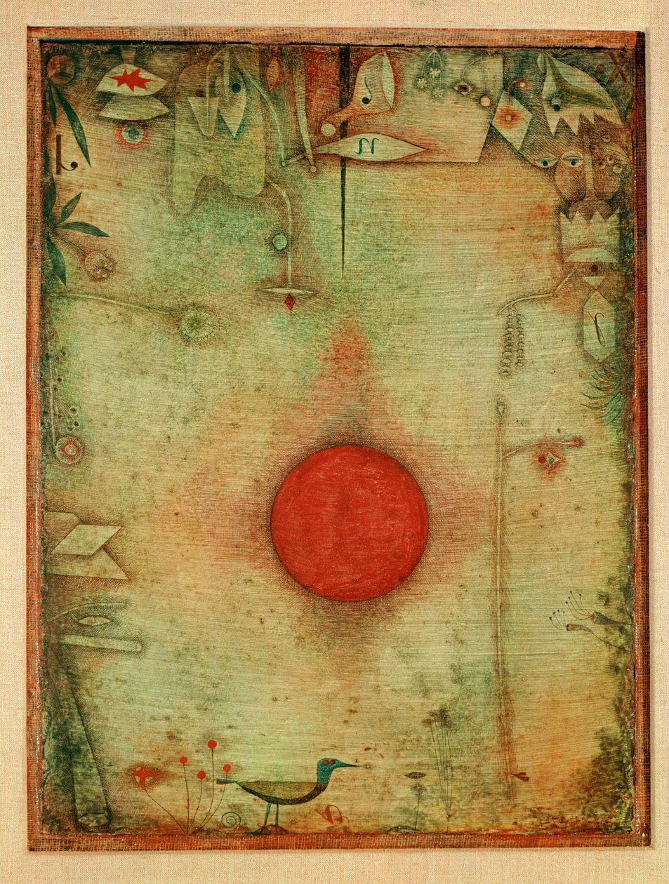 Hasta el borde (jadeando) de Paul Klee