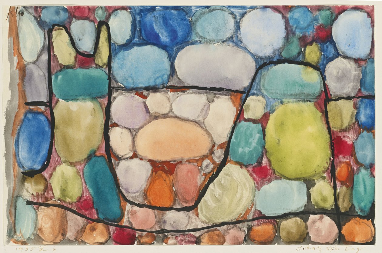 Tesoro sobre el suelo, 1935 de Paul Klee