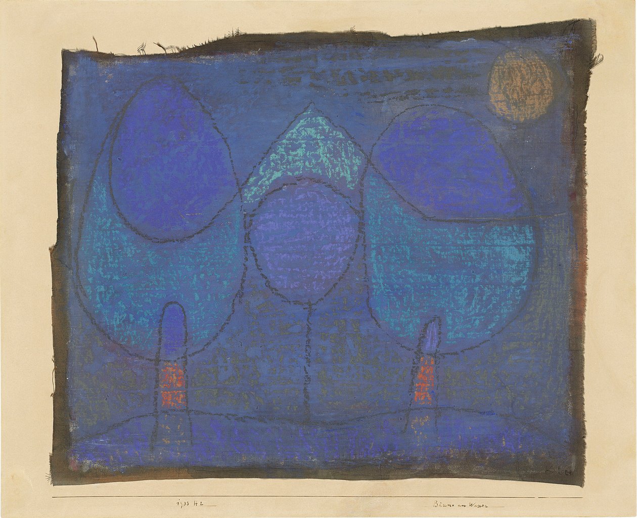 Árboles junto al agua, 1933 de Paul Klee