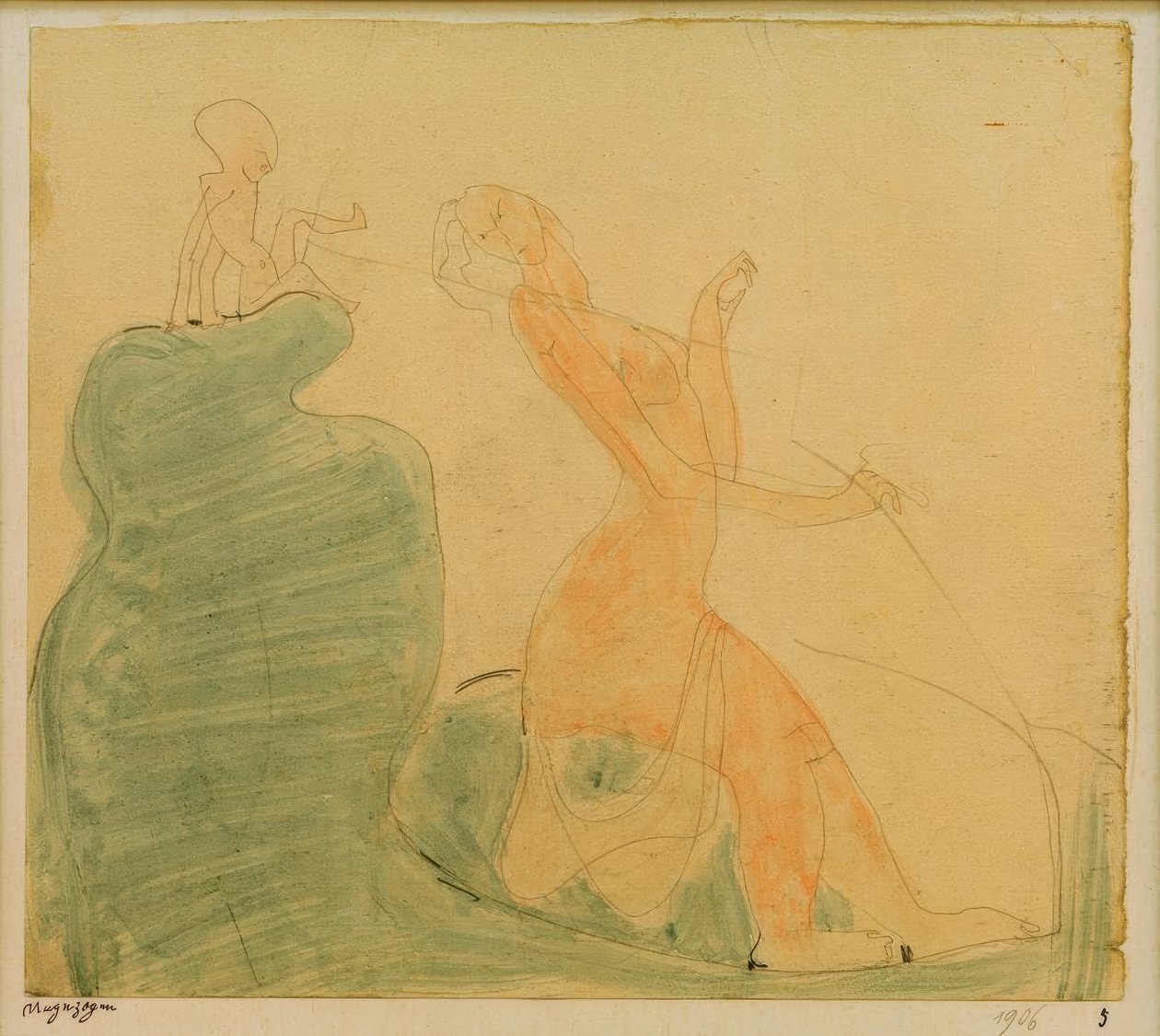 Desobediente (Afrodita y el desobediente Eros) de Paul Klee