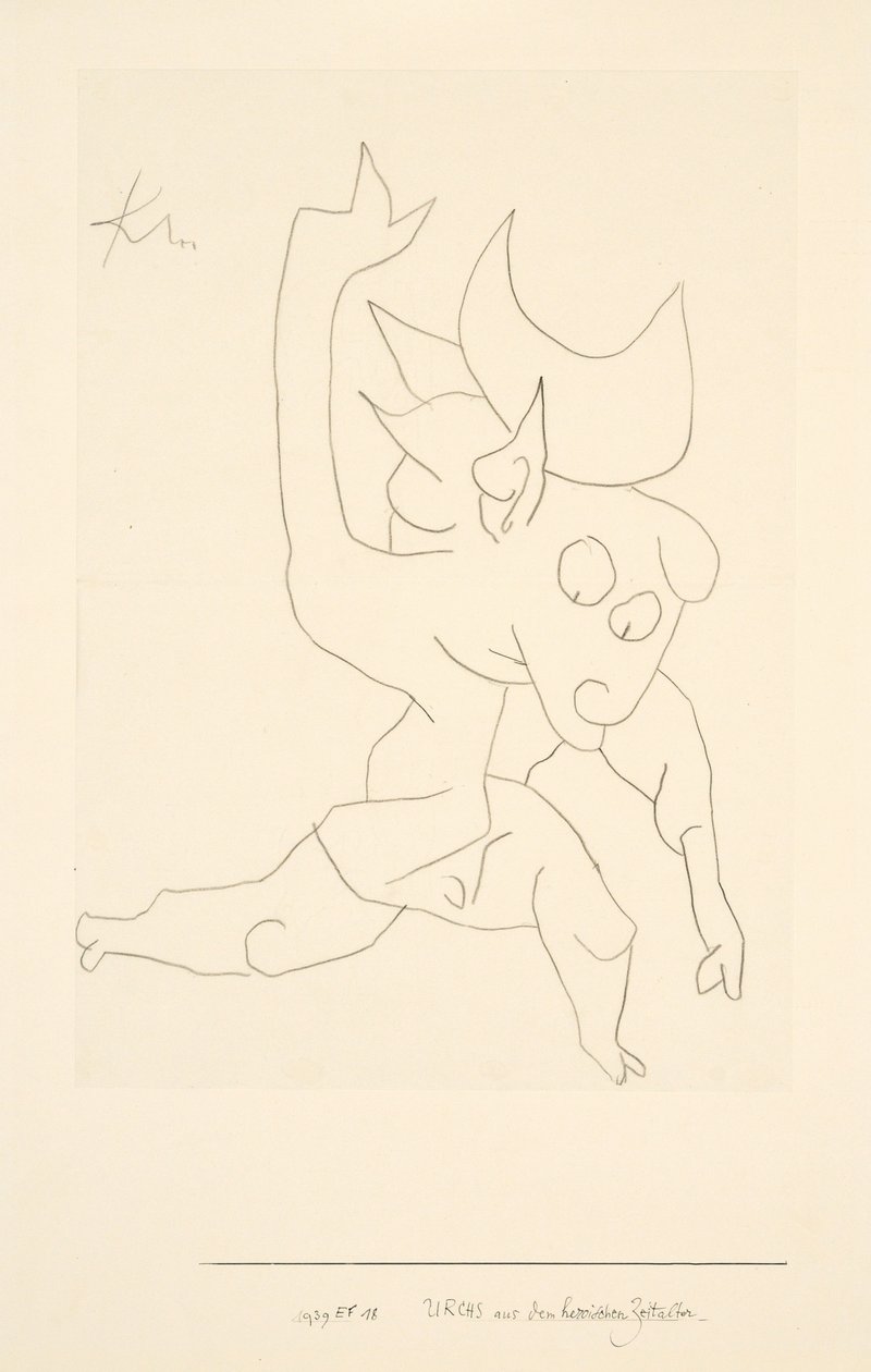 Urchs de la Edad Heroica, 1939 de Paul Klee