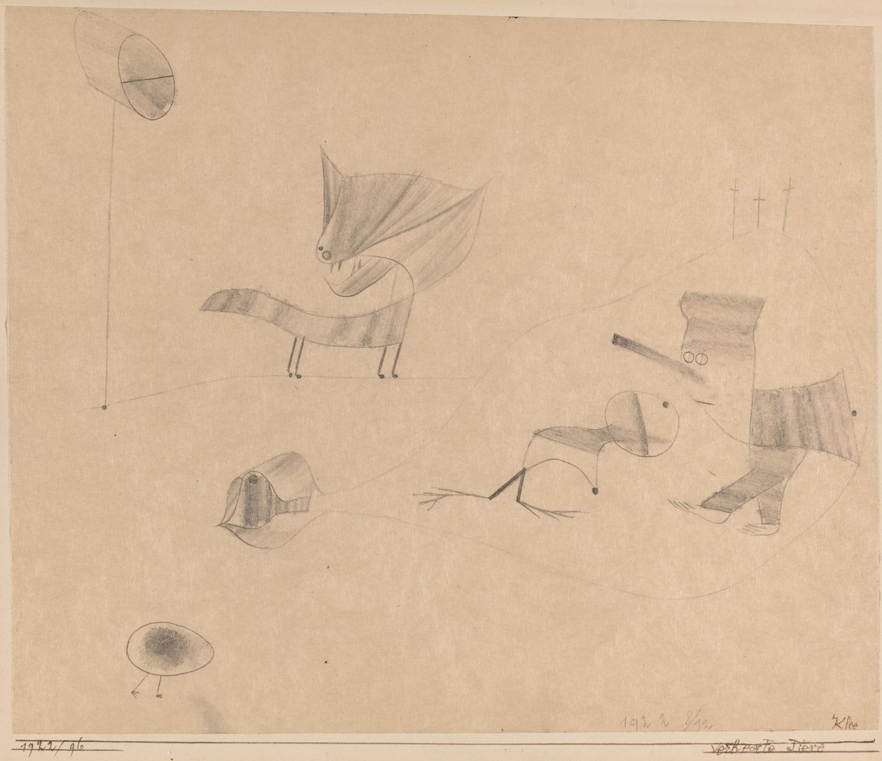 Verhexte Tiere de Paul Klee