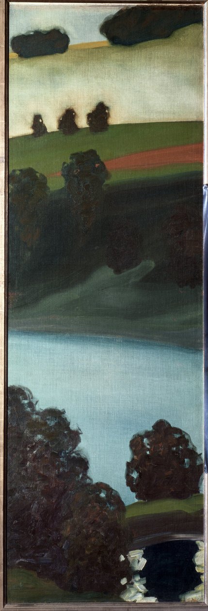 Vista del valle del Aar, Suiza - Pintura de Paul Klee