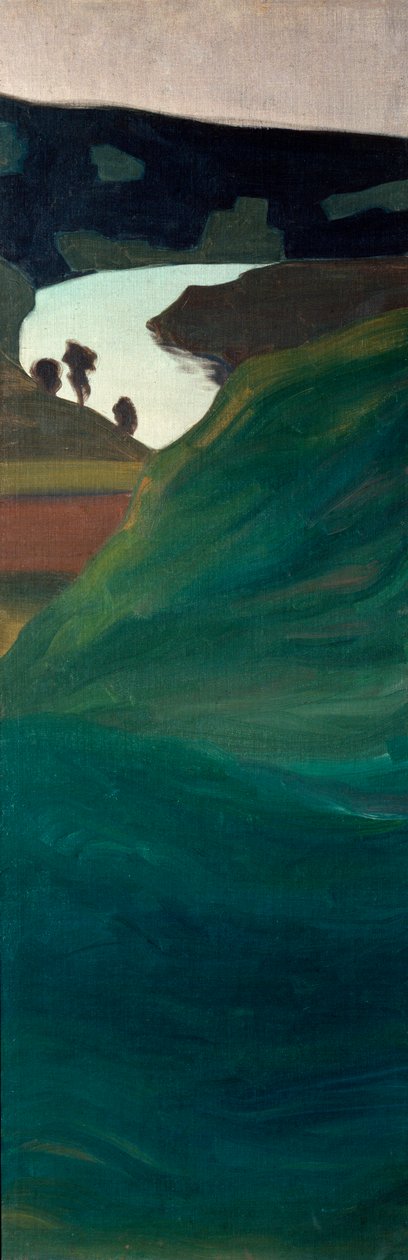 Vista del valle del río Aar (Pintura de Paul Klee