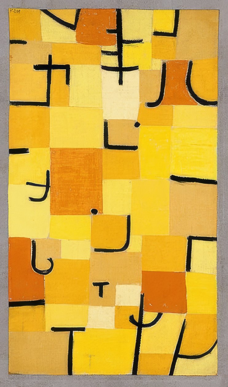 Signo en amarillo de Paul Klee