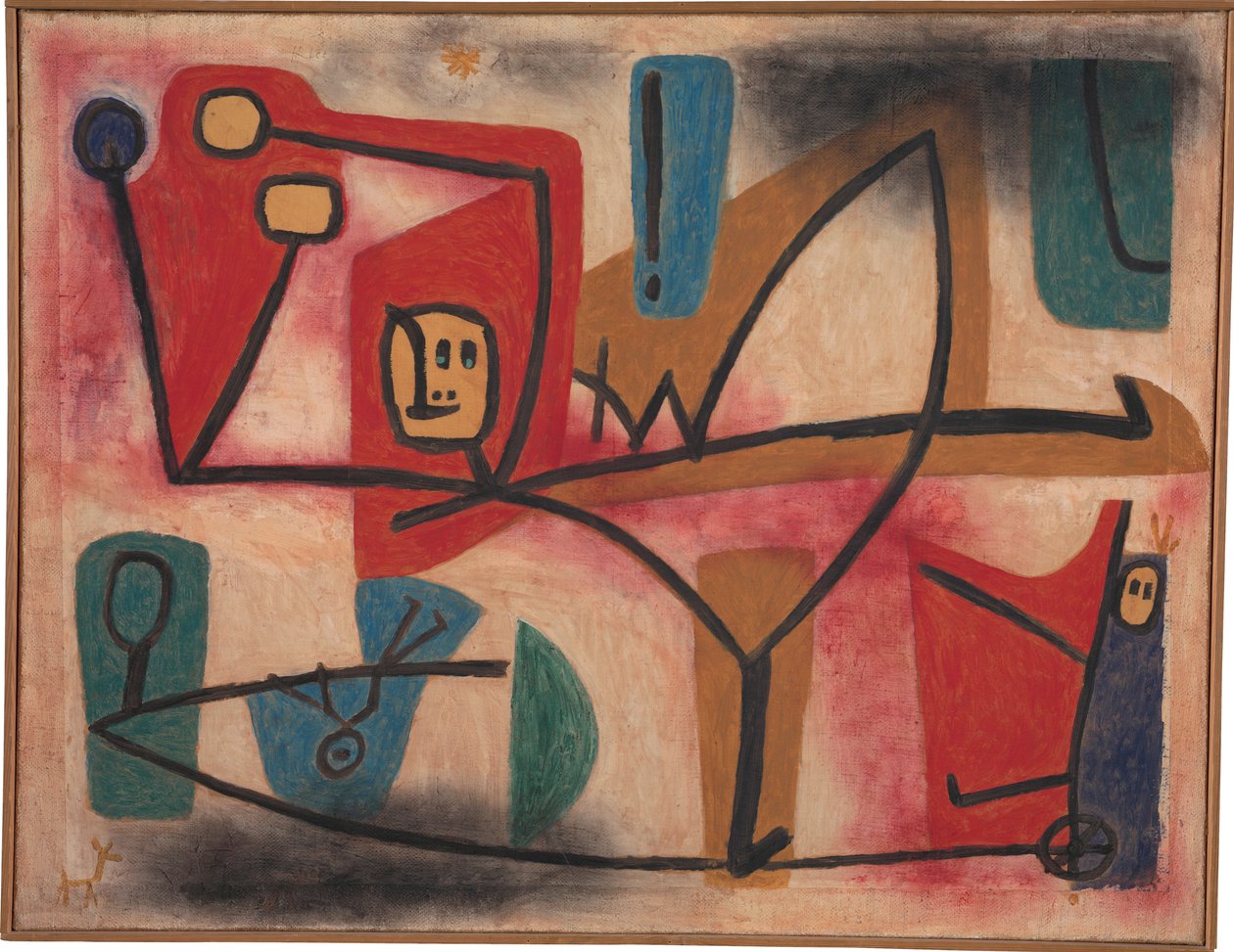 Übermut Exuberancia, 1939 de Paul Klee