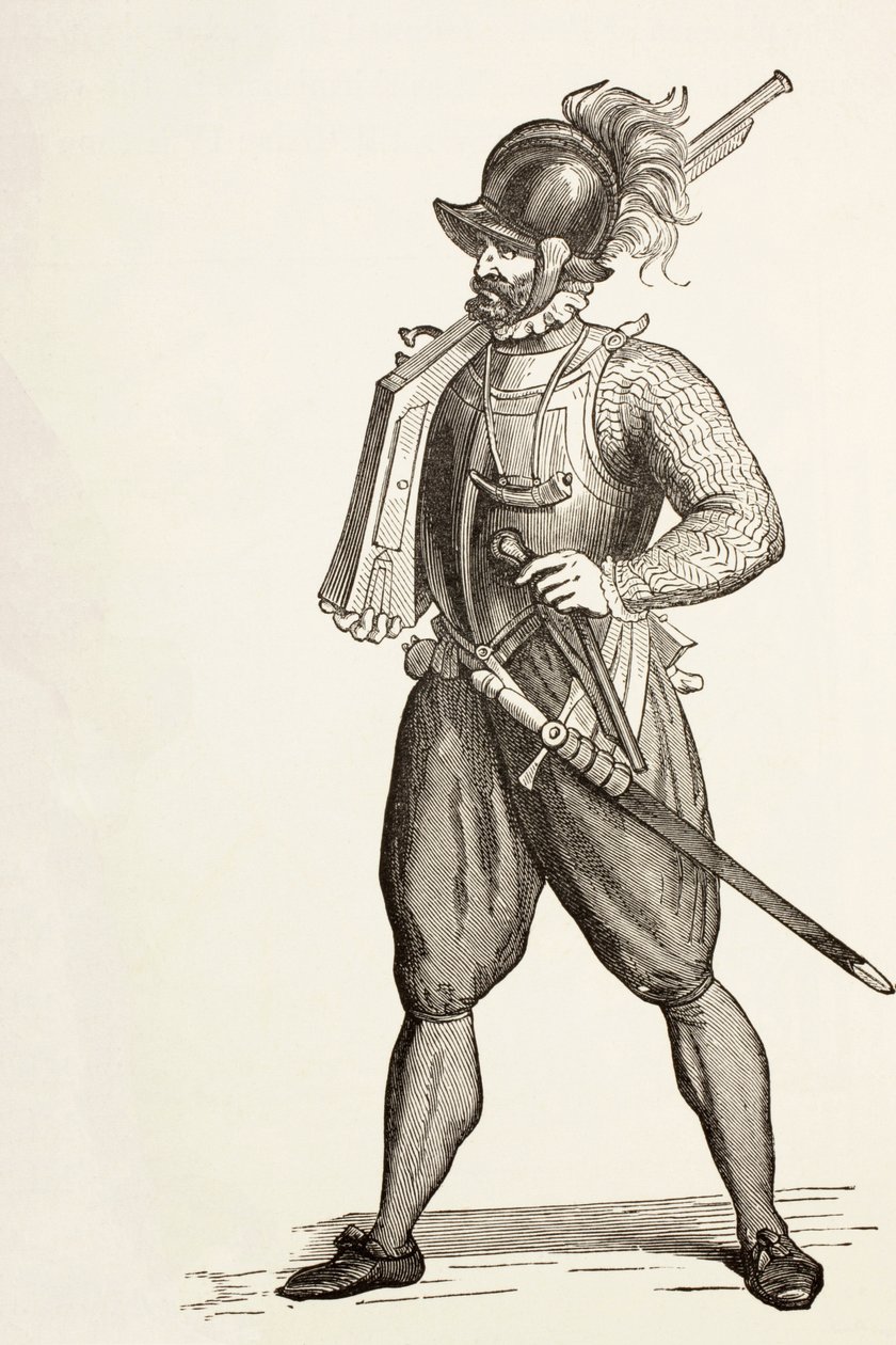 Arcabucero del siglo XVI. de Paul Lacroix