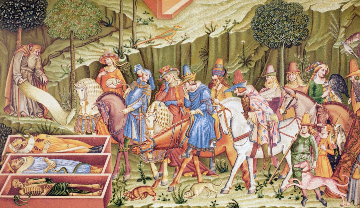 El triunfo de la muerte, fresco del Campo-Santo, Pisa, Italia, atribuido a Francesco Traini. de Paul Lacroix