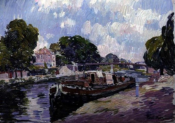 El Barco del Canal, Bougival de Paul Mathieu