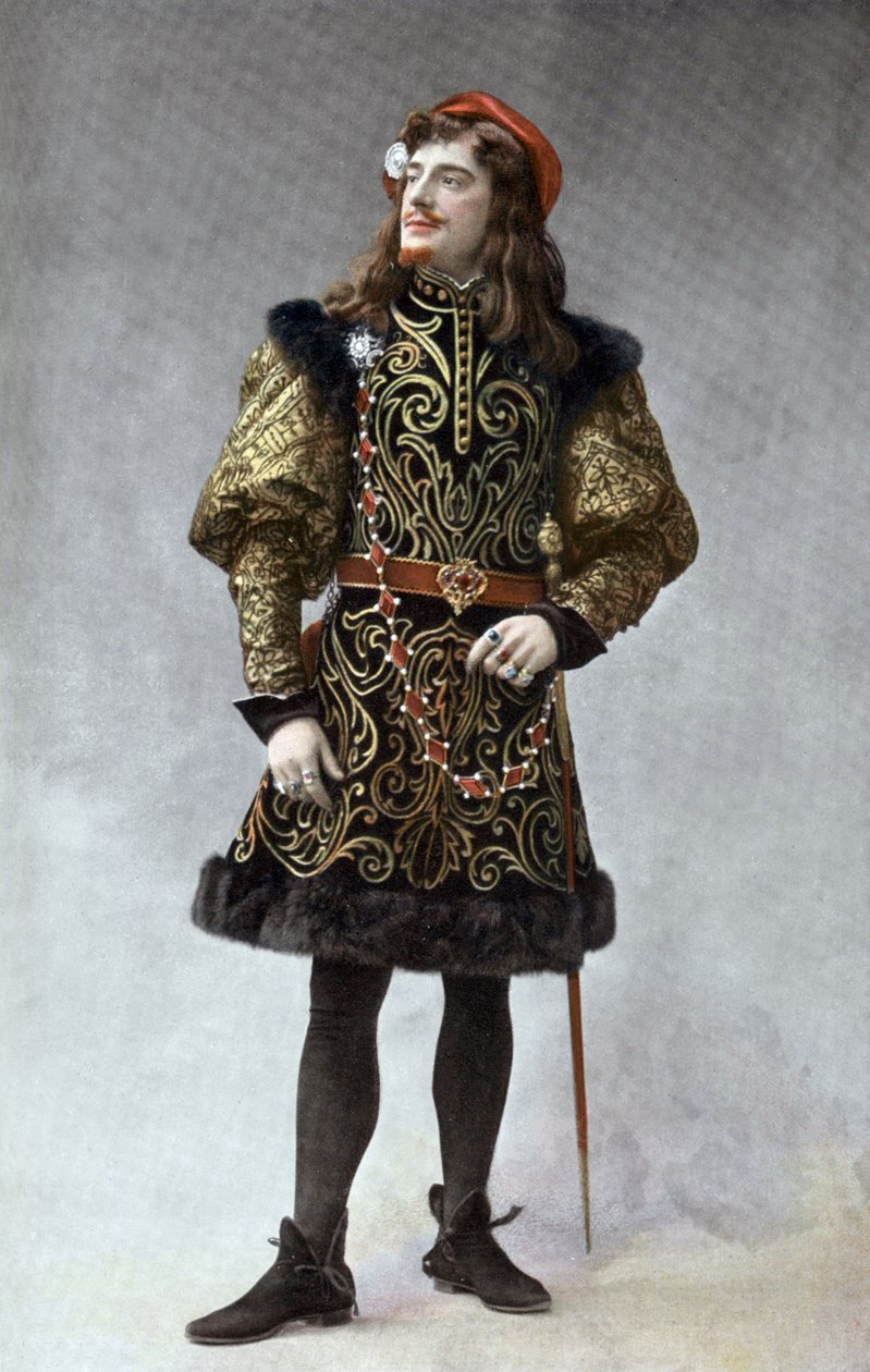 El comediante francés Jean Perier (1869-1954) como Giorgio d