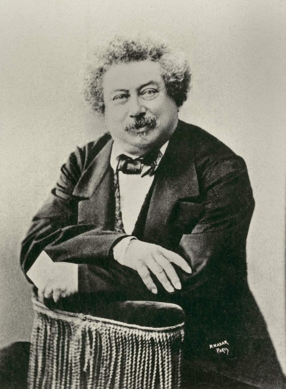 Retrato de Alexandre Dumas Père (foto) de Paul Nadar