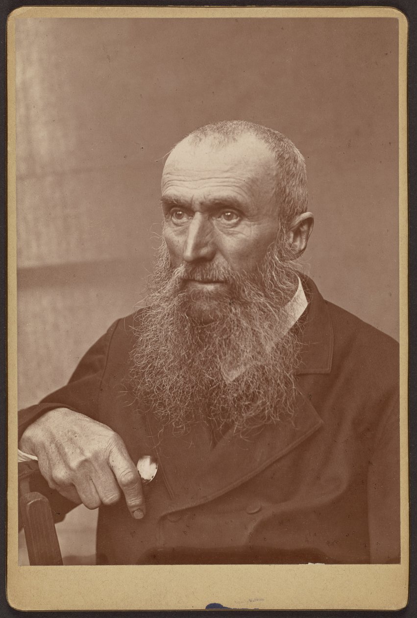 Retrato de un hombre con patillas y barba de Paul Nadar