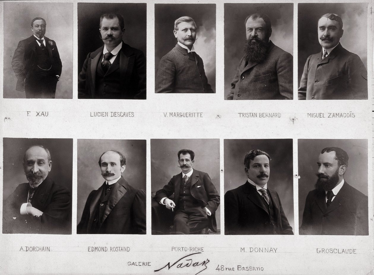 Diez retratos por Paul Nadar (foto b/n) de Paul Nadar