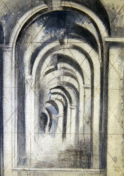 Arcos (estudio), cuadrados para la transferencia de Paul Nash