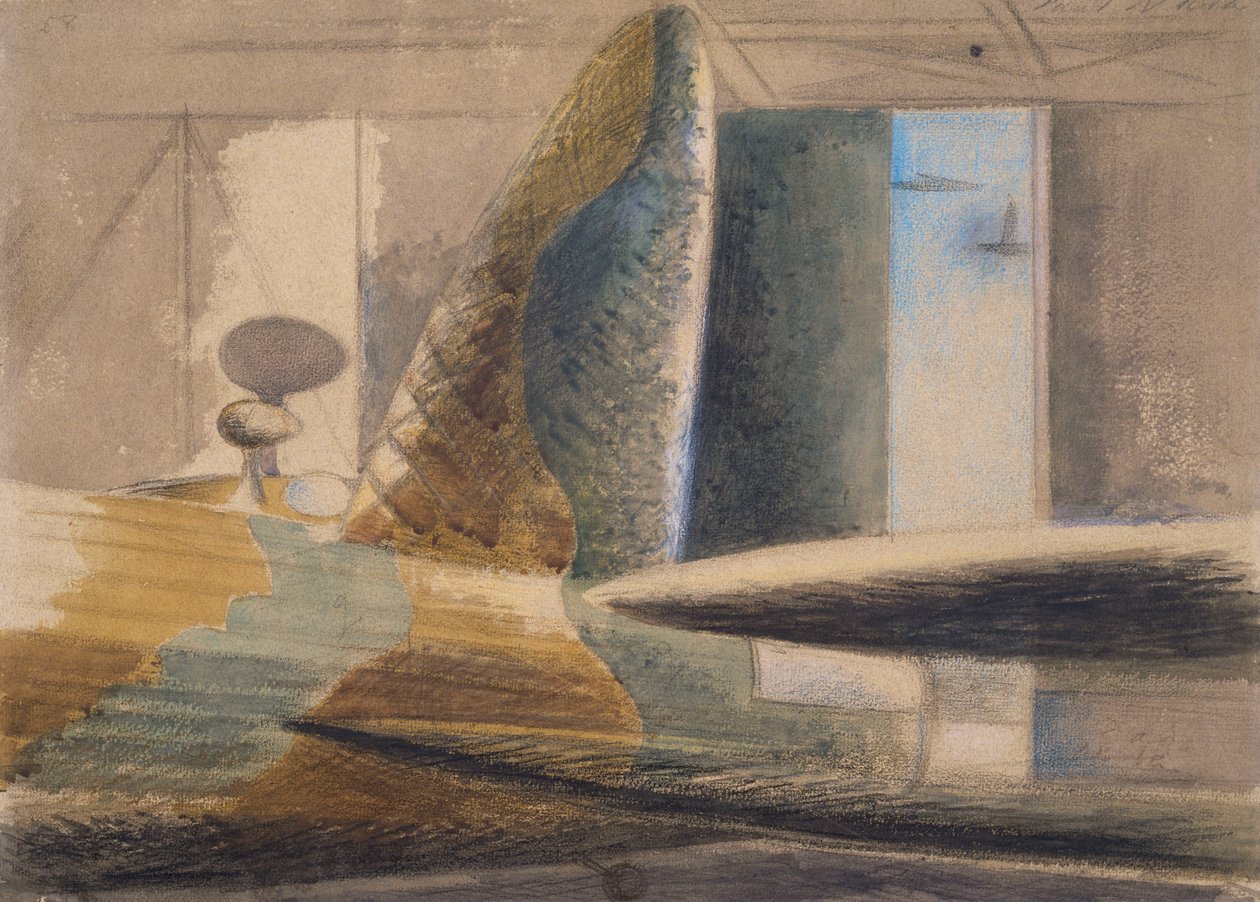Guarida de los bombarderos, Egg y Finn de Paul Nash