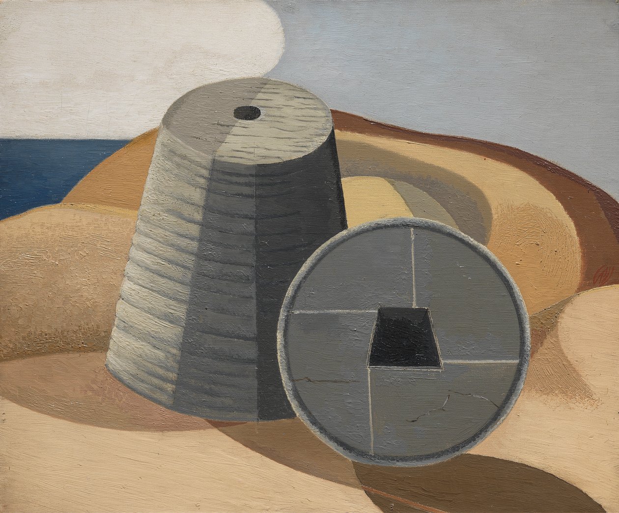 Objetos minerales de Paul Nash