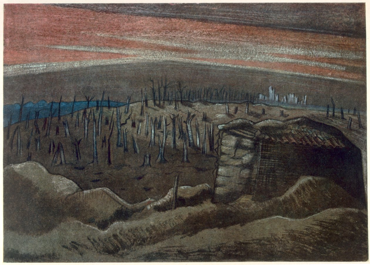 Sanctuary Wood, de British Artists at the Front, Continuación de The Western Front, Tercera Parte, Paul Nash de Paul Nash
