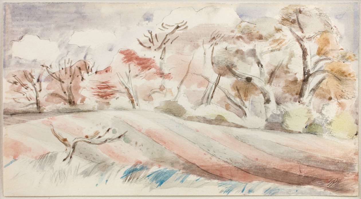 Paisaje de primavera de Paul Nash