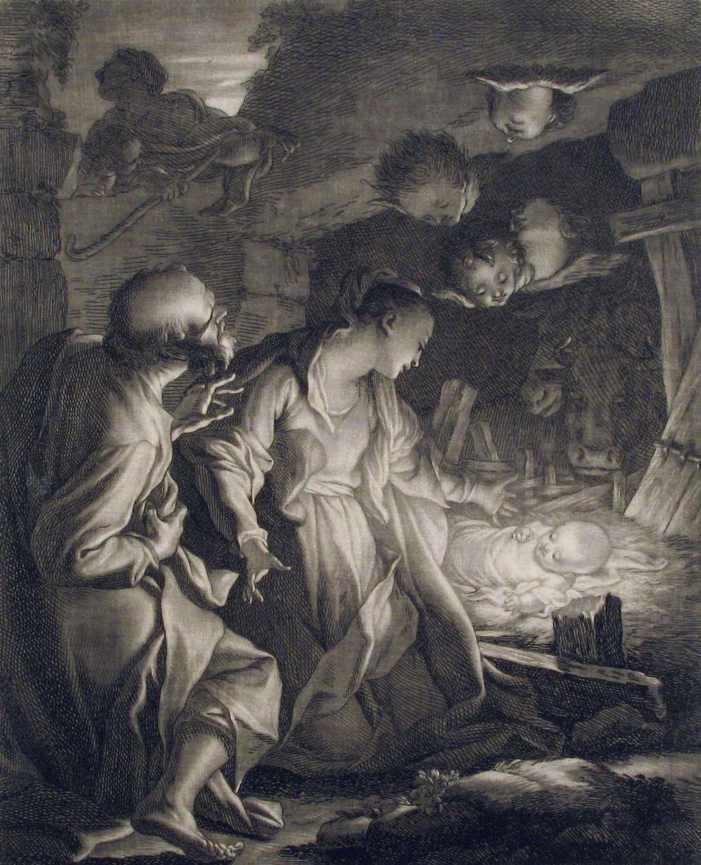 Natividad, 1727 de Paul Ponce Antoine Robert