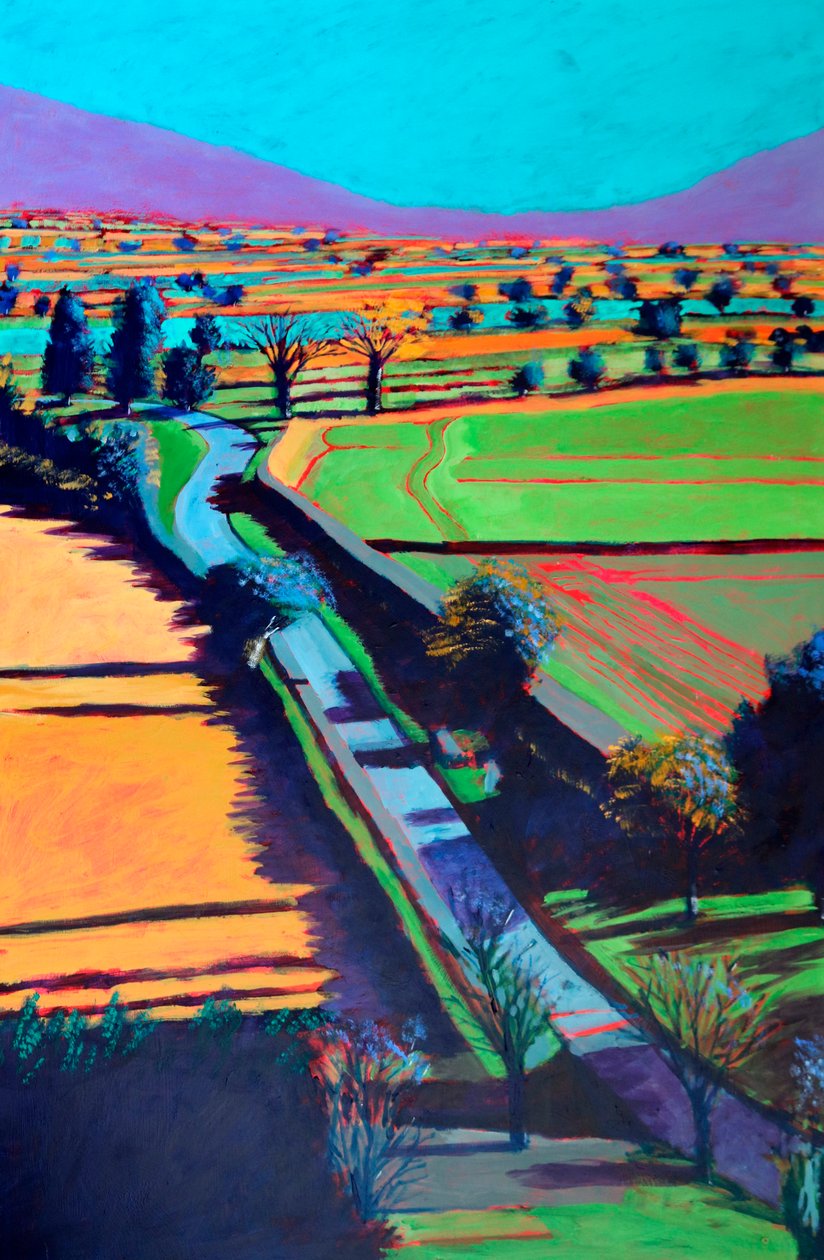 Tarde, 2024 (acrílico sobre tabla) de Paul Powis