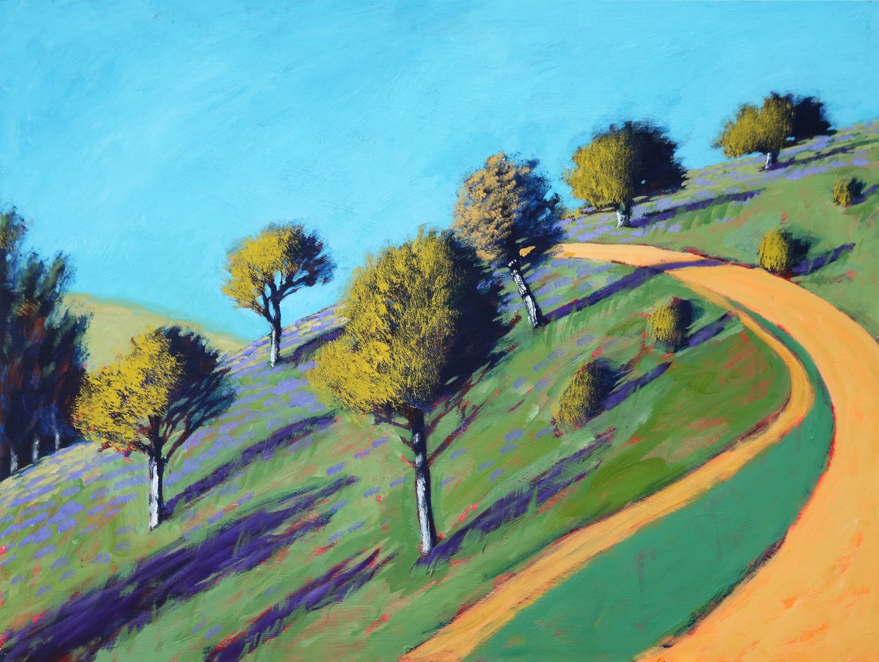 Malvern Spring, 2021 (acrílico sobre tabla) de Paul Powis