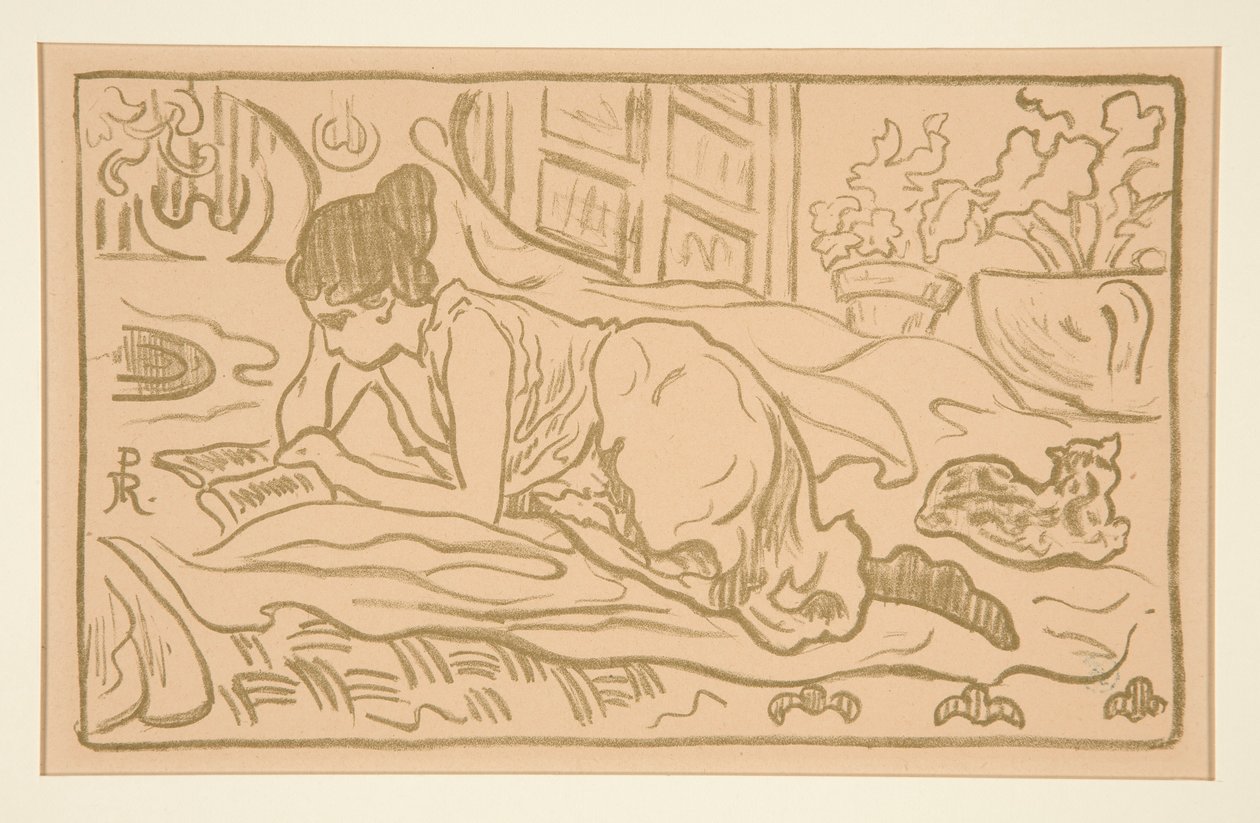 Chica extendida de Paul Elie Ranson