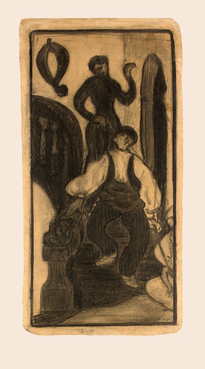 Escalera en una Posada, País Vasco de Paul Elie Ranson