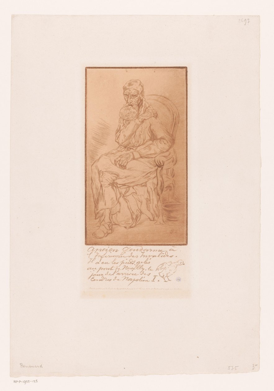 Retrato de un hombre desconocido
Antiguo gendarme (...) de Napoleón I de Paul  Renouard