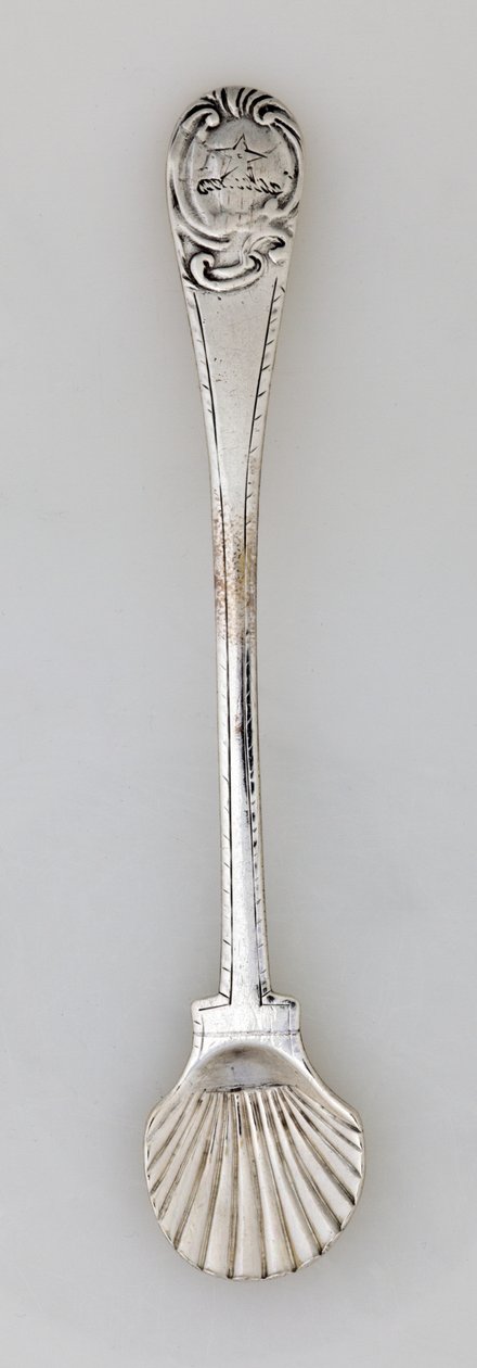 Cucharilla de mostaza o sal, 1781 de Paul Revere
