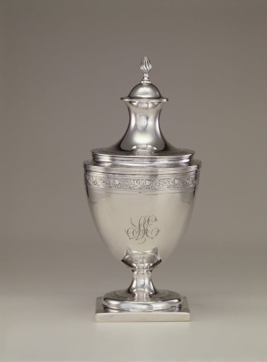 Azucarero con tapa, c.1795 de Paul Revere