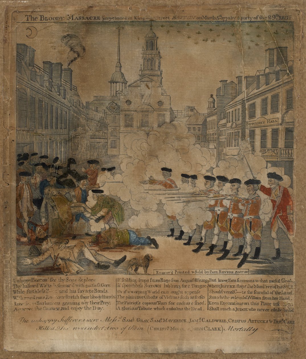 La masacre sangrienta de Paul Revere