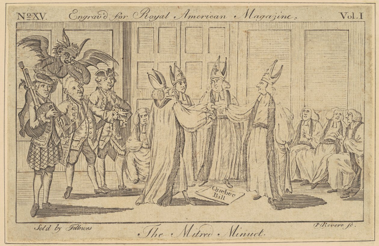 El minueto mitrado de Paul Revere