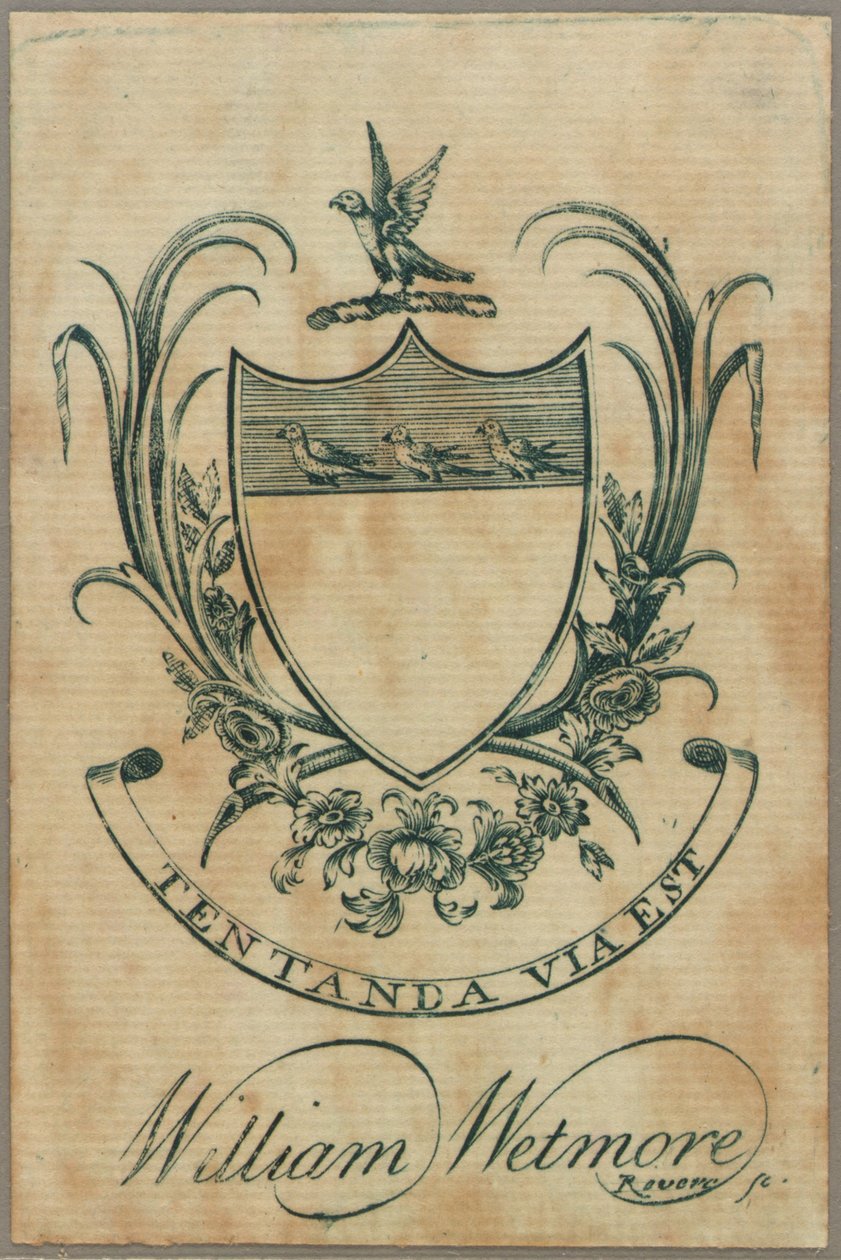 Placa de William Wetmore de Paul Revere