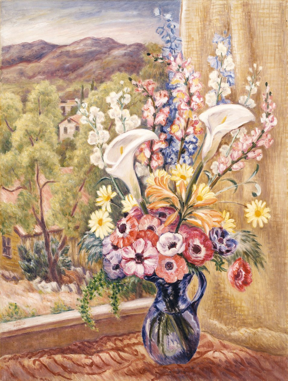 Ramo en la ventana de Paul Rohland
