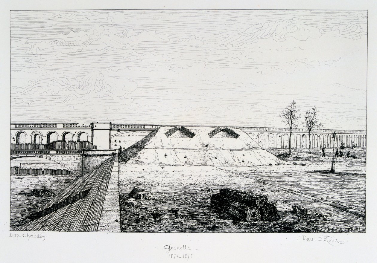 Grenelle, Sitio de París, 1870-1871 de Paul Roux